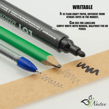 Load image into Gallery viewer, NATEE® Kraft Paper Packaging Tape | Fully Recyclable Sticky Tapes | Strong Eco-Friendly Kraft Paper for Packing Parcels and Boxes 50 Metres x 50mm