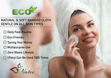 Load image into Gallery viewer, 21 Bamboo Reusable Cotton Pads with Velour Spa Headband & Laundry Bag