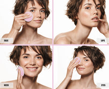 Load image into Gallery viewer, Bamboo Reusable Cotton Pads & Soft Velour Makeup Towel
