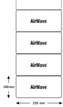 Load image into Gallery viewer, CHRISTMAS 160x Blue AIR PILLOW CUSHIONS Void Loose Fill 210x100mm