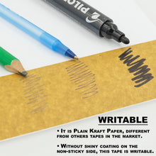 Load image into Gallery viewer, NATEE® Kraft Paper Packaging Tape | Fully Recyclable Sticky Tapes | Strong Eco-Friendly Kraft Paper for Packing Parcels and Boxes 50 Metres x 36mm