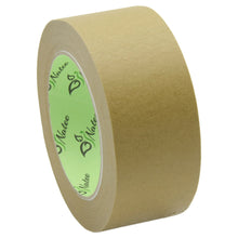 Load image into Gallery viewer, NATEE® Kraft Paper Packaging Tape | Fully Recyclable Sticky Tapes | Strong Eco-Friendly Kraft Paper for Packing Parcels and Boxes 50 Metres x 50mm