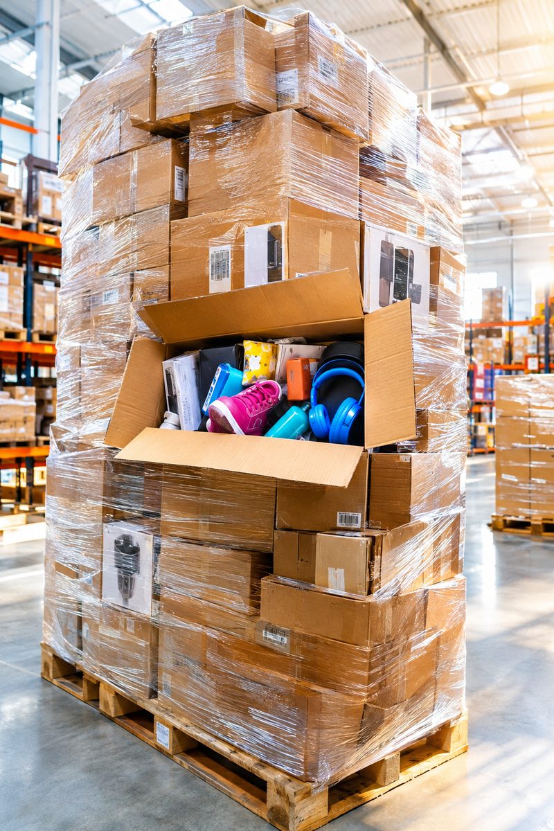 Pallets of returns & overstock