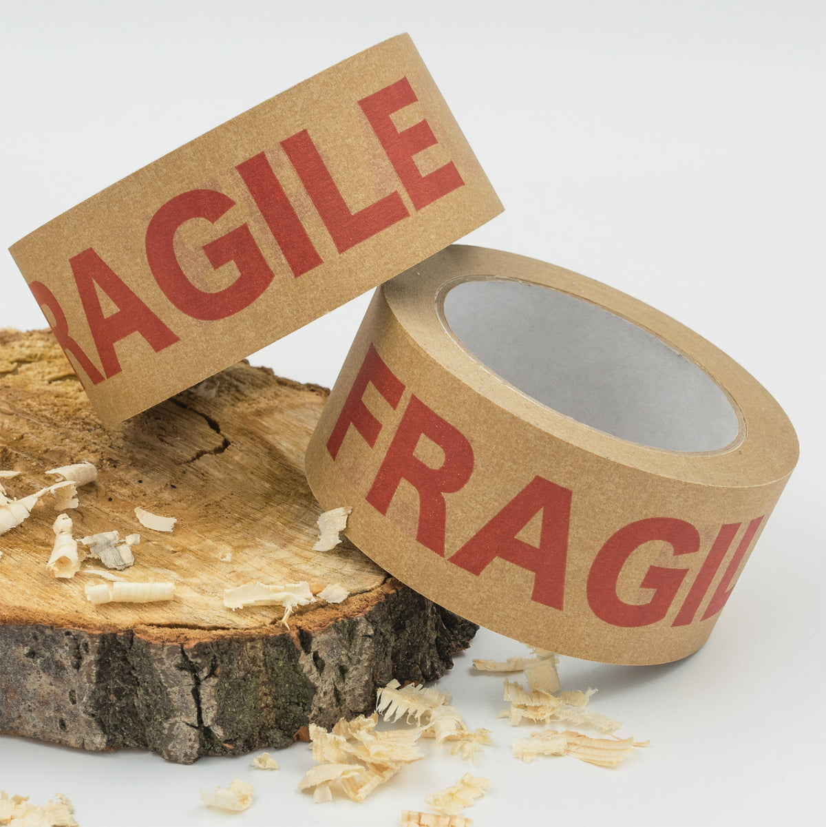 Fragile printed kraft paper packing tape 50m x 50mm – NATEE photo 4