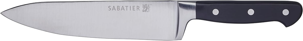 Sabatier Edgekeeper Knife Set with Acacia Wood Block – Grey, New Open Box