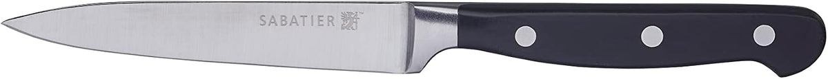 Sabatier Edgekeeper Knife Set with Acacia Wood Block – Grey, New Open Box