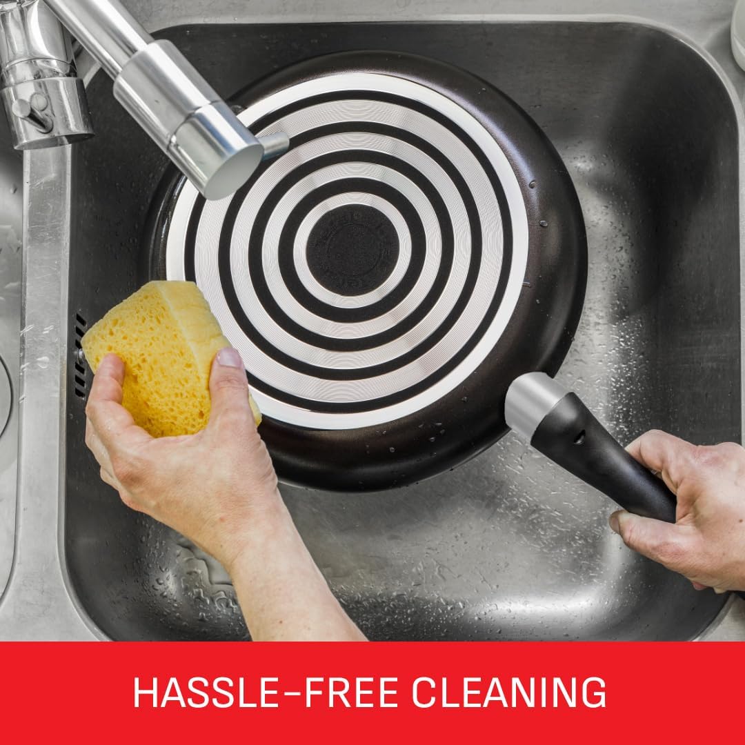 Tefal Taste Non-Stick Frying Pan Set 20cm & 28cm Thermo-Spot Non-Induction New