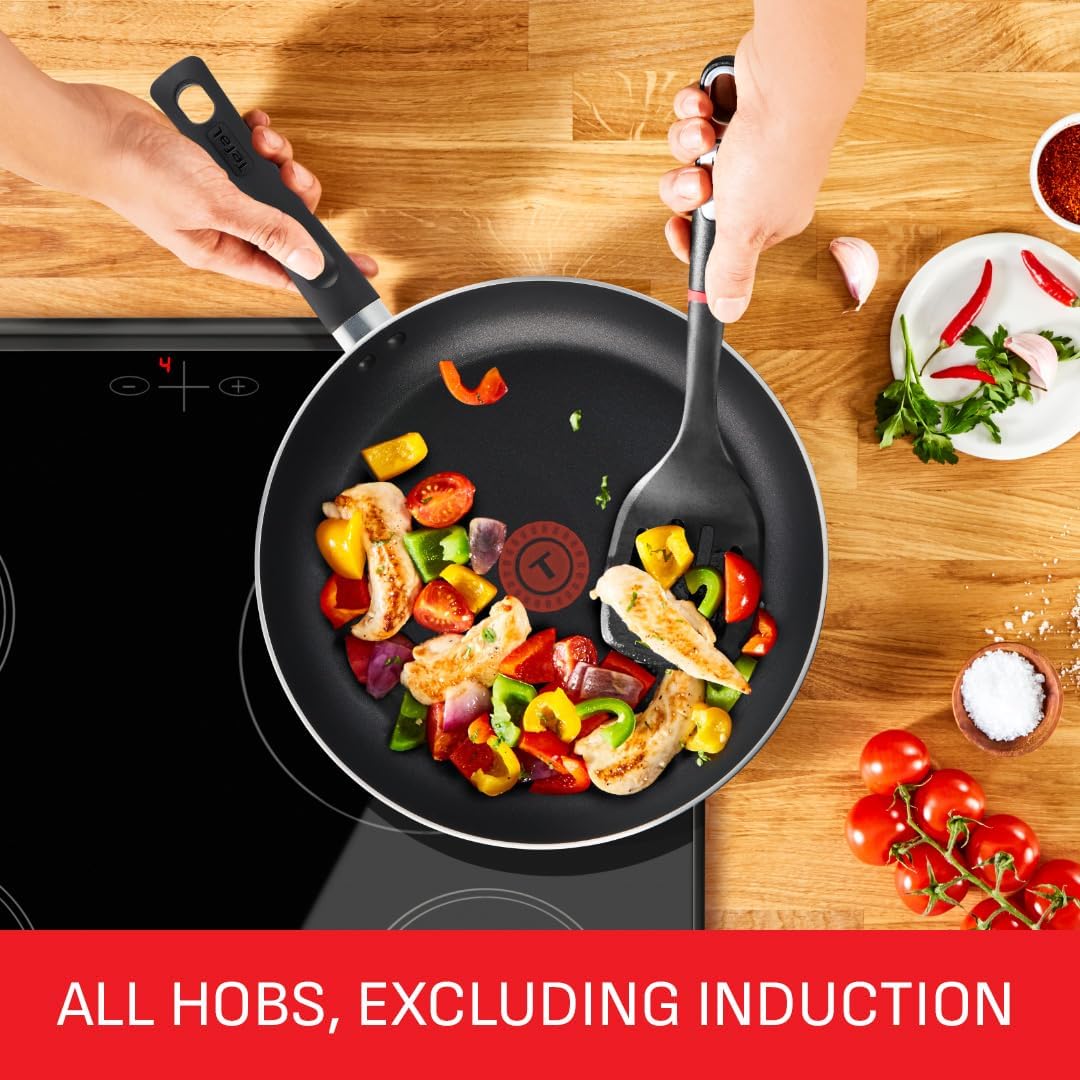 Tefal Taste Non-Stick Frying Pan Set 20cm & 28cm Thermo-Spot Non-Induction New
