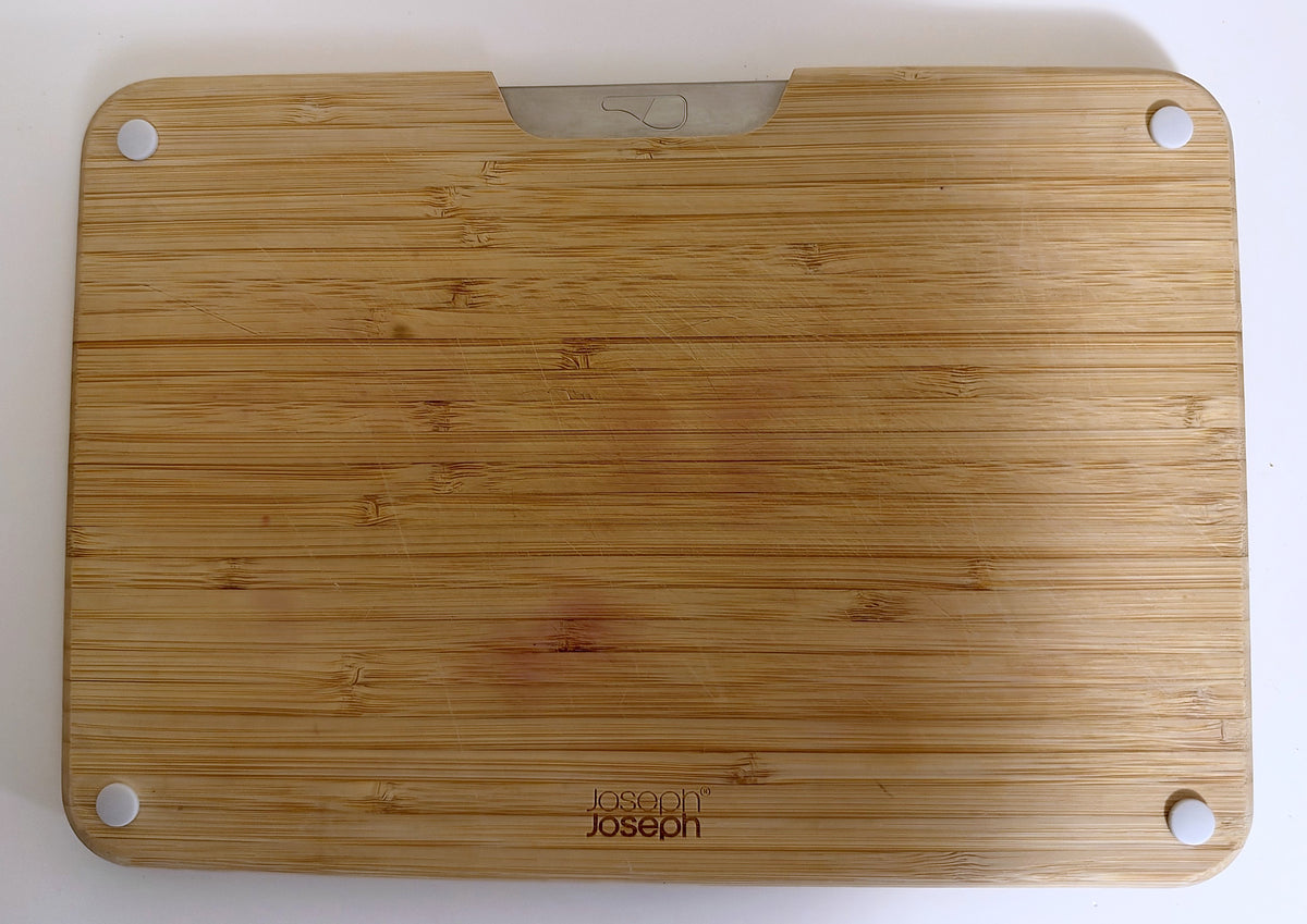 Joseph Joseph Nest Bamboo Chopping Board Set with Stand – Used, Medium Board Cracked
