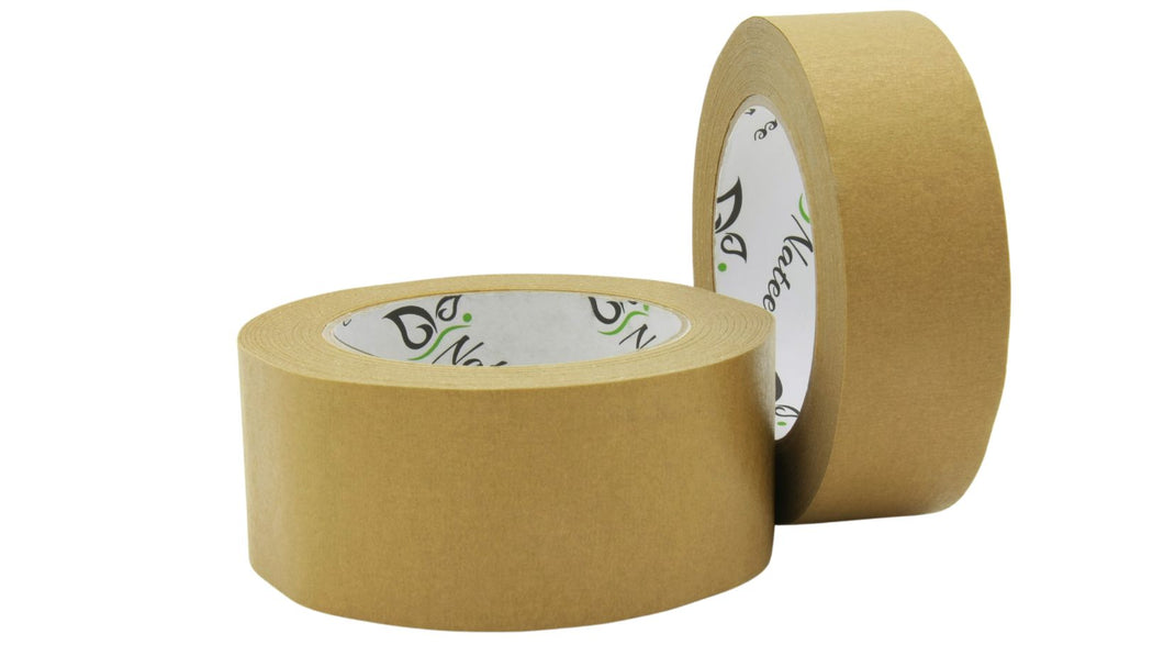 Pack of 2 Paper Tapes: BROWN 50mm x 50m & BROWN 36mm x 50 m SET!