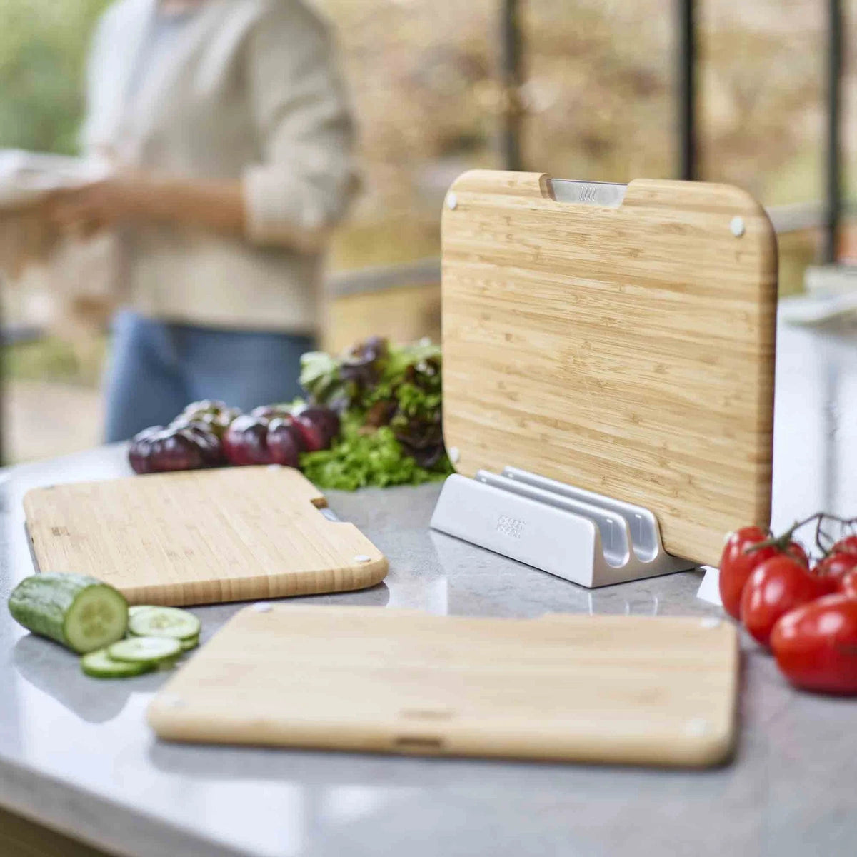 Joseph Joseph Nest Boards 3-piece bamboo chopping board set – actual item photo 8