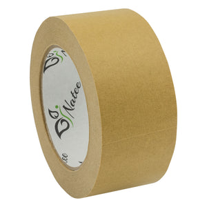 NATEE® Kraft Paper Packaging Tape | Fully Recyclable Sticky Tapes | Strong Eco-Friendly Kraft Paper for Packing Parcels and Boxes  48 Metres x 50mm