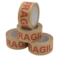 Load image into Gallery viewer, NATEE Paper Packaging Tape Fully Recyclable | Fragile Printed
