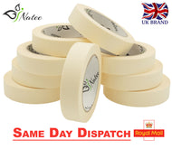 NATEE® All Purpose Masking Tape 25mm x 50M Professional Masking Tape Painting & Decorating | Multi-Surface | DIY