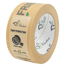 Load image into Gallery viewer, NATEE Paper Packaging Tape Eco-Friendly Printed Kraft Paper for Packing Parcels and Boxes
