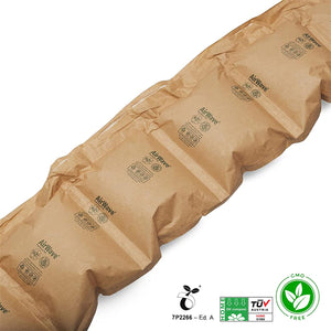 160pcs x PRE-INFLATED BIODEGRADABLE & PAPER AIR PILLOW CUSHIONS Loose Fill Air Pillows Cushion Void 210x100mm