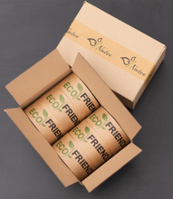 Load image into Gallery viewer, Paper Packaging Tape | Fully Recyclable Rolls | Eco-Friendly Printed Kraft Paper | Fully Recyclable | Brown Sticky Tapes Roll 50m x 50mm
