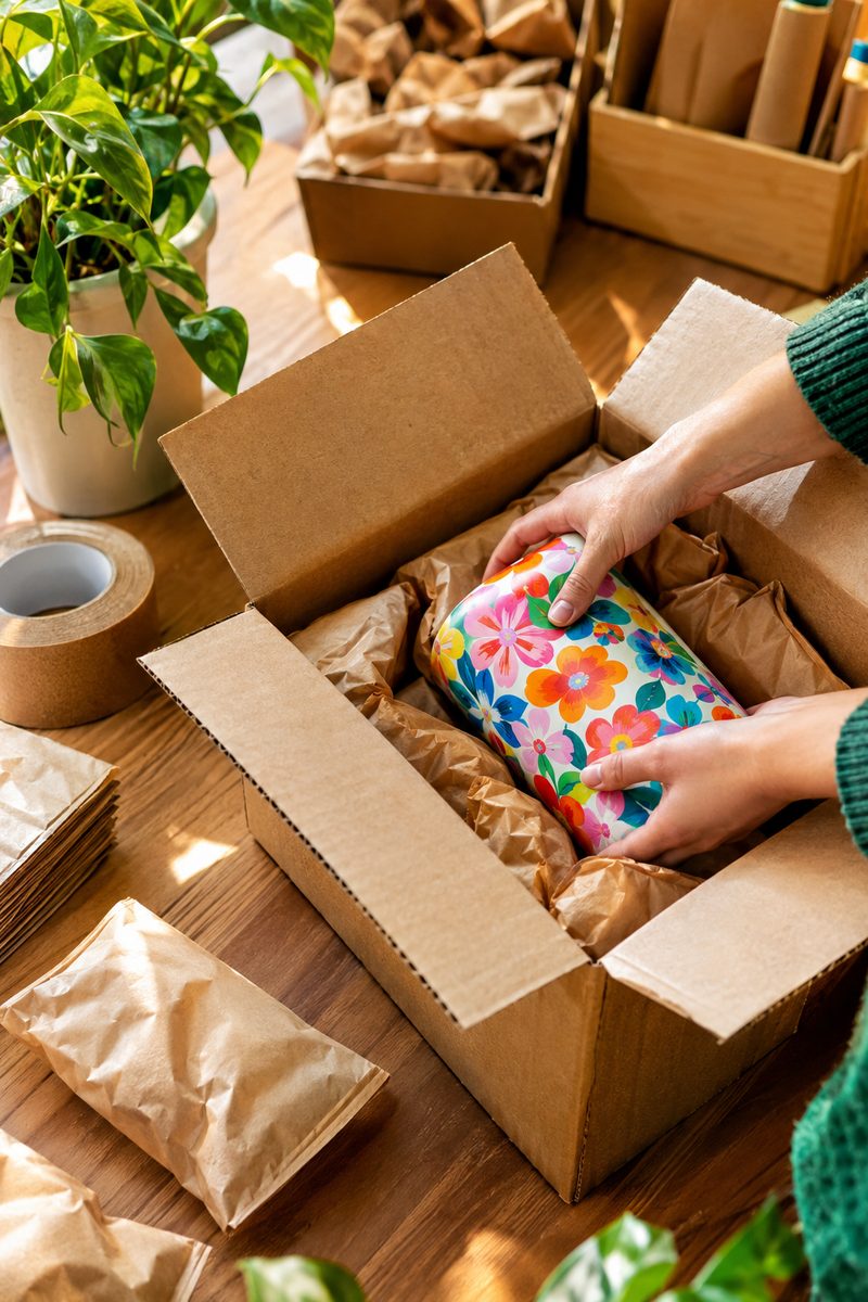 Packed plastic-free